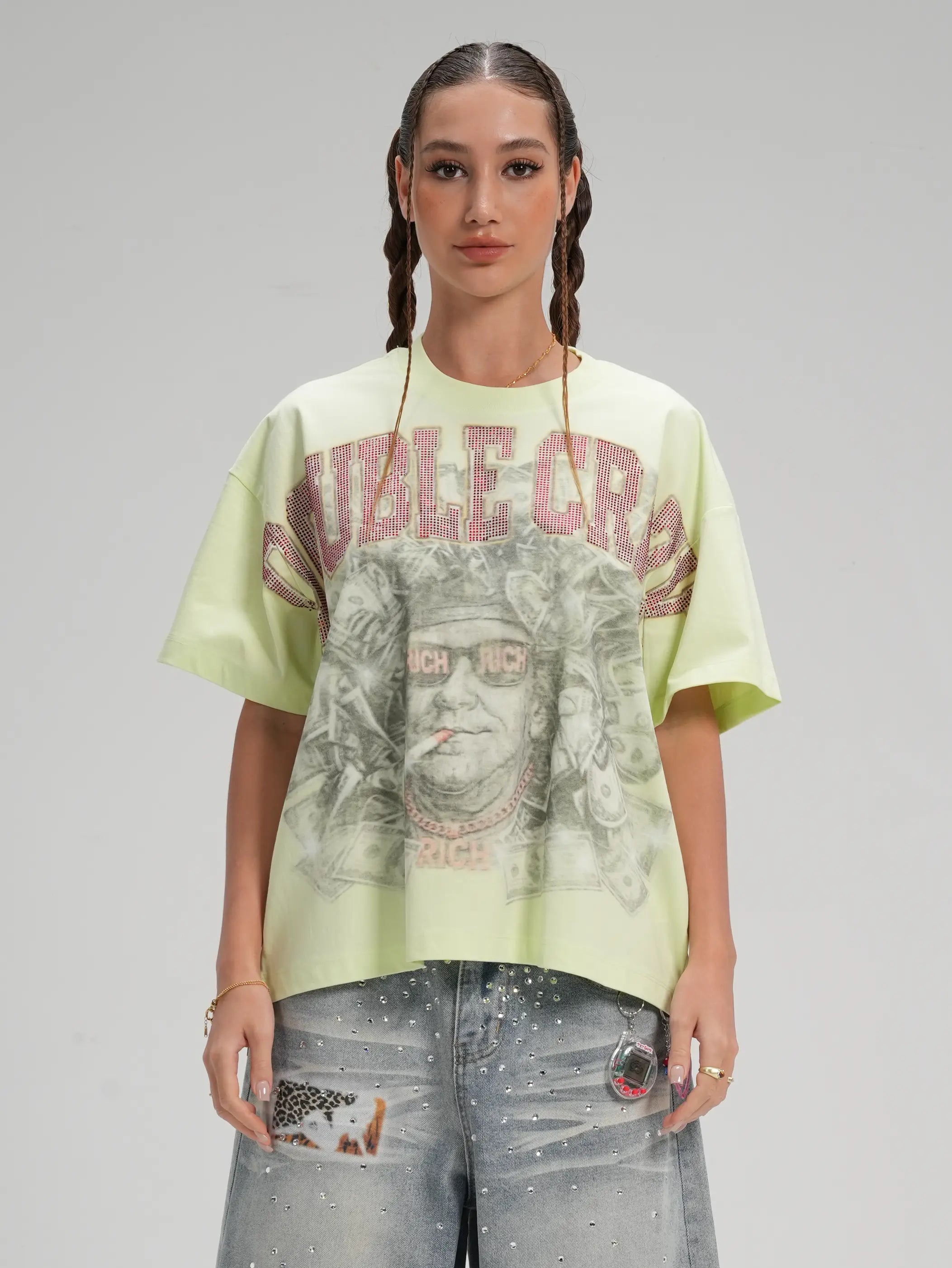 Bling Rich Jesus Graphic Tee-560