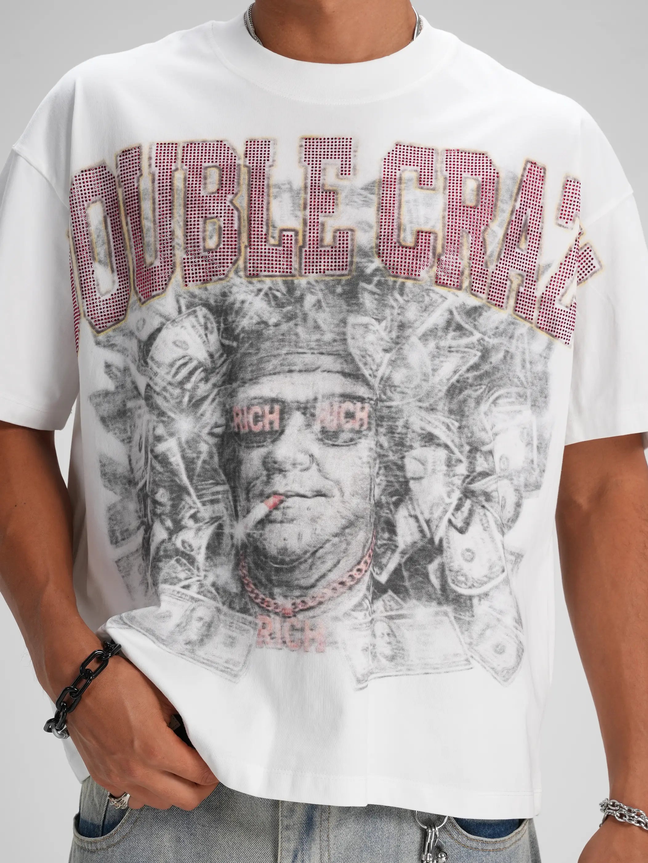 Bling Rich Jesus Graphic Tee-560