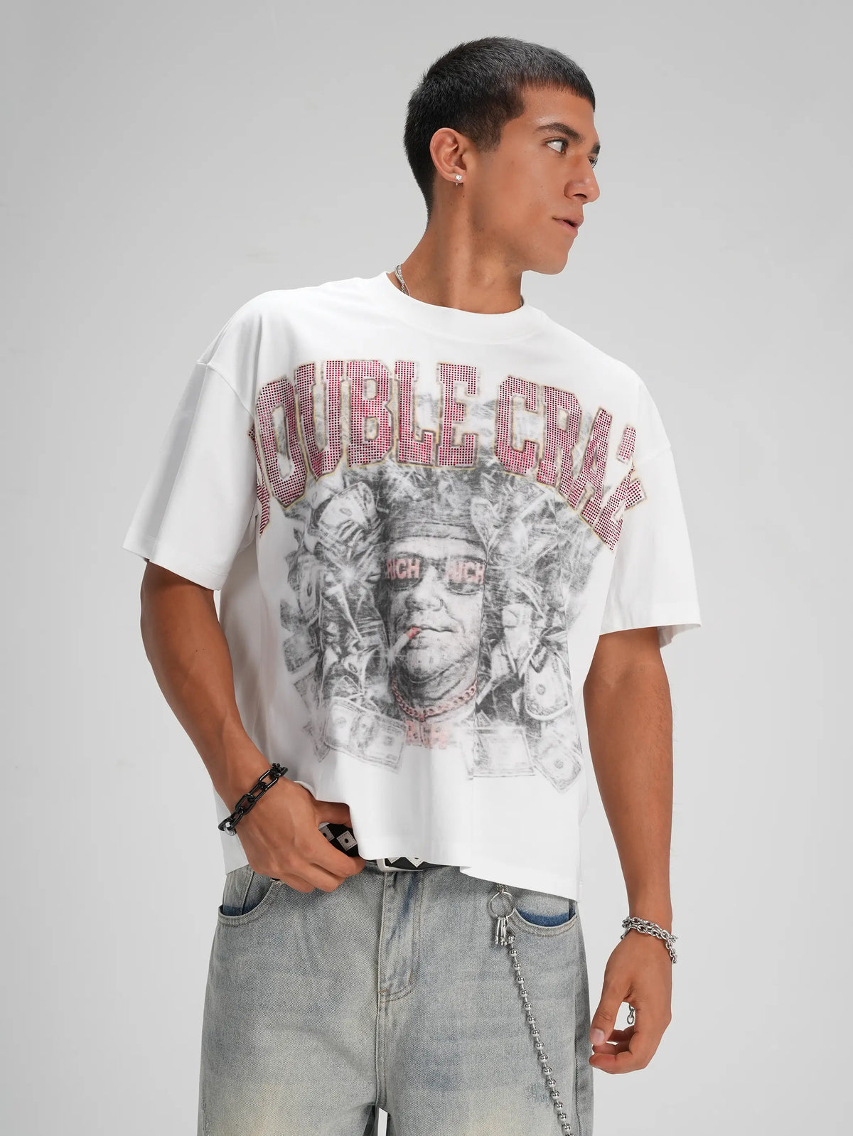 Bling Rich Jesus Graphic Tee-560