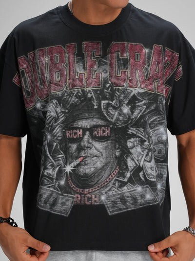 Camiseta gráfica Jesús rico y ostentoso-560