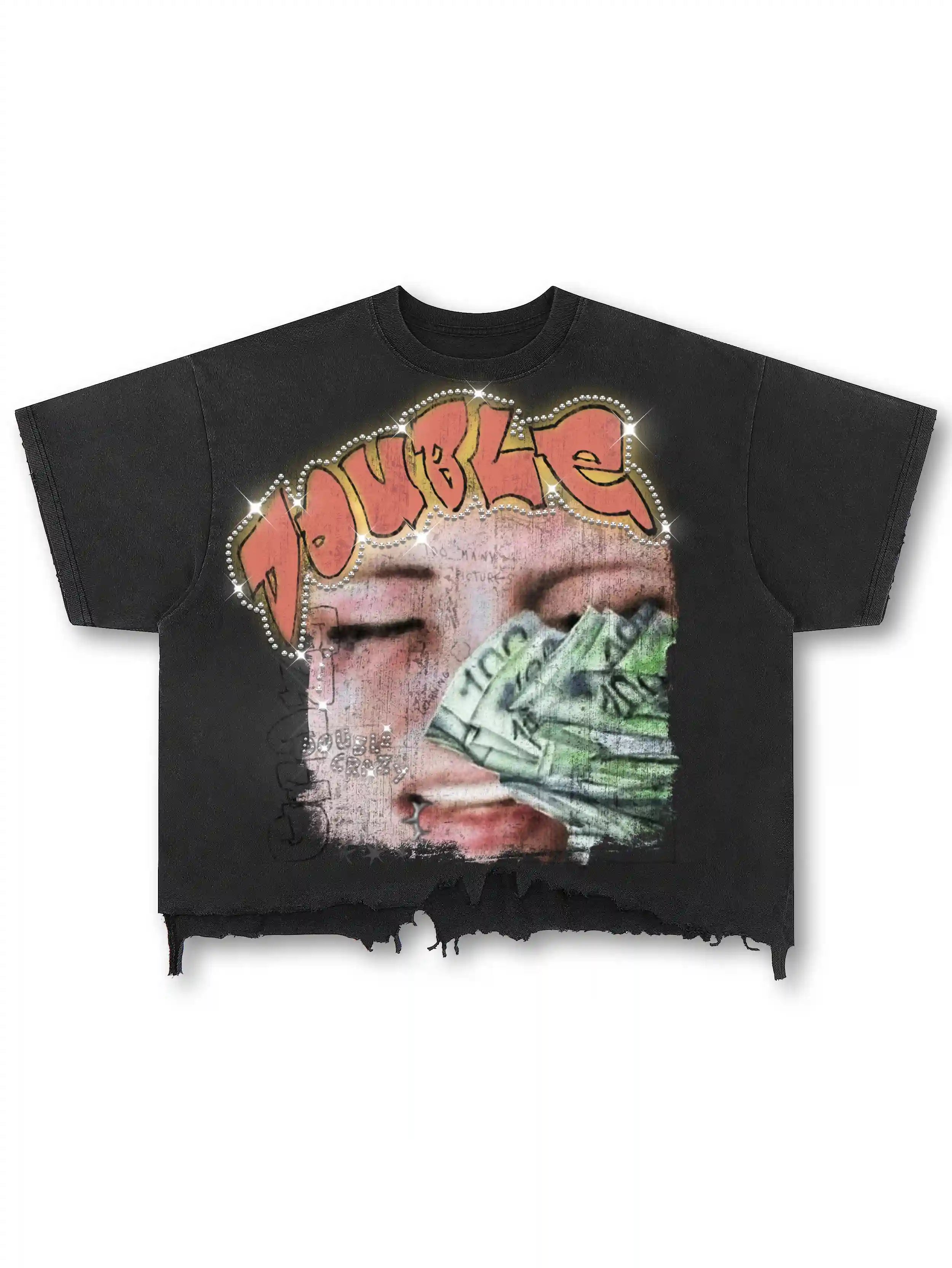 T-shirt vieilli Bling Money-563