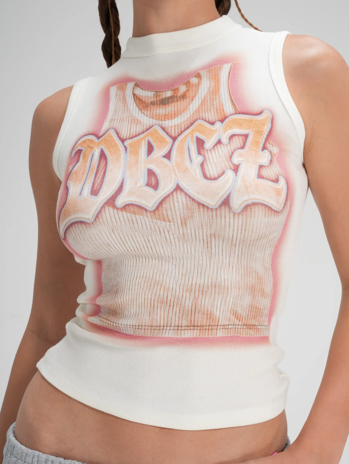 Trompe L'oeil Gothic Muscle Tank-570