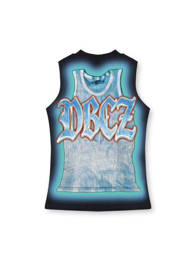 Trompe L'oeil Gothic Muscle Tank-570