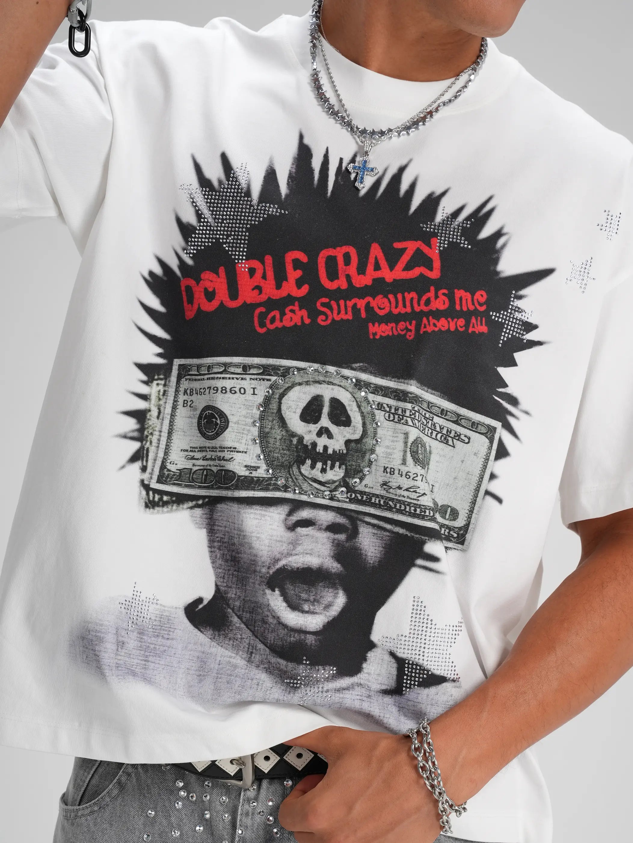 T-shirt ample enfant Bling Cash Afro-573