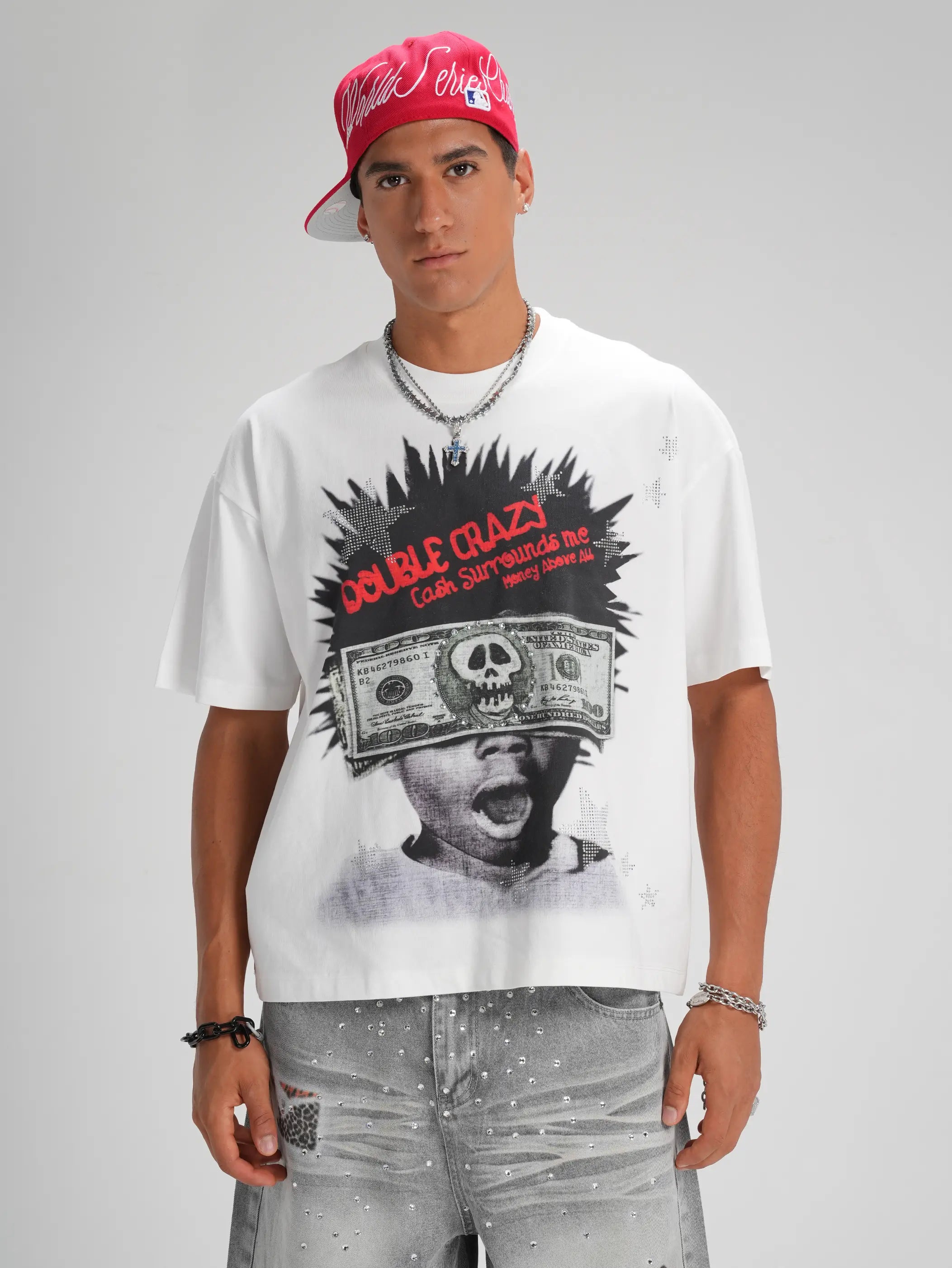 T-shirt ample enfant Bling Cash Afro-573
