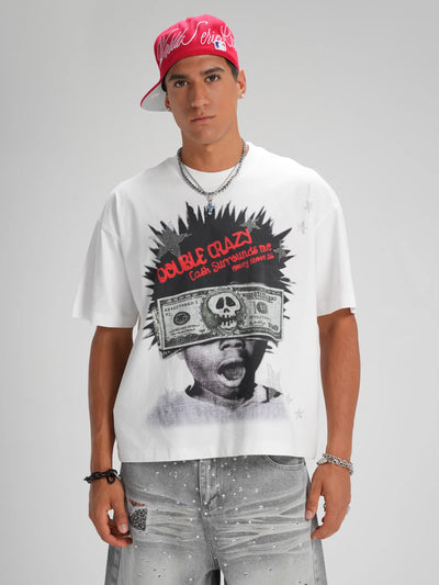 Camiseta Boxy Bling Cash Afro Kid-573