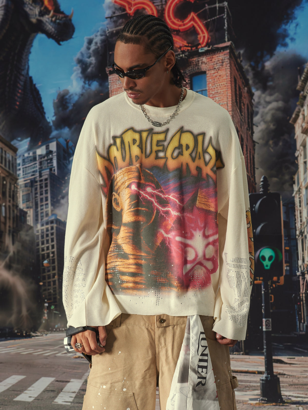 Sphinx Bling Waffle L/S-688