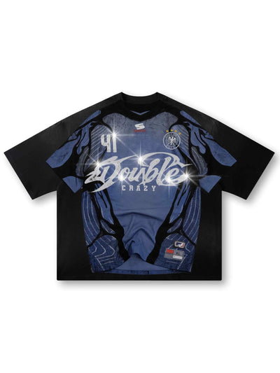 T-shirt en jersey Bling Graphic Boxy-582
