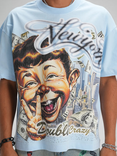 Iced Out Money Parody Boxy Tee-584