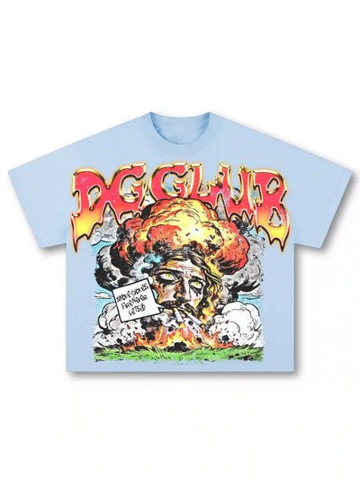T-shirt coupe carrée « Comic Smoke Sorona » - 588