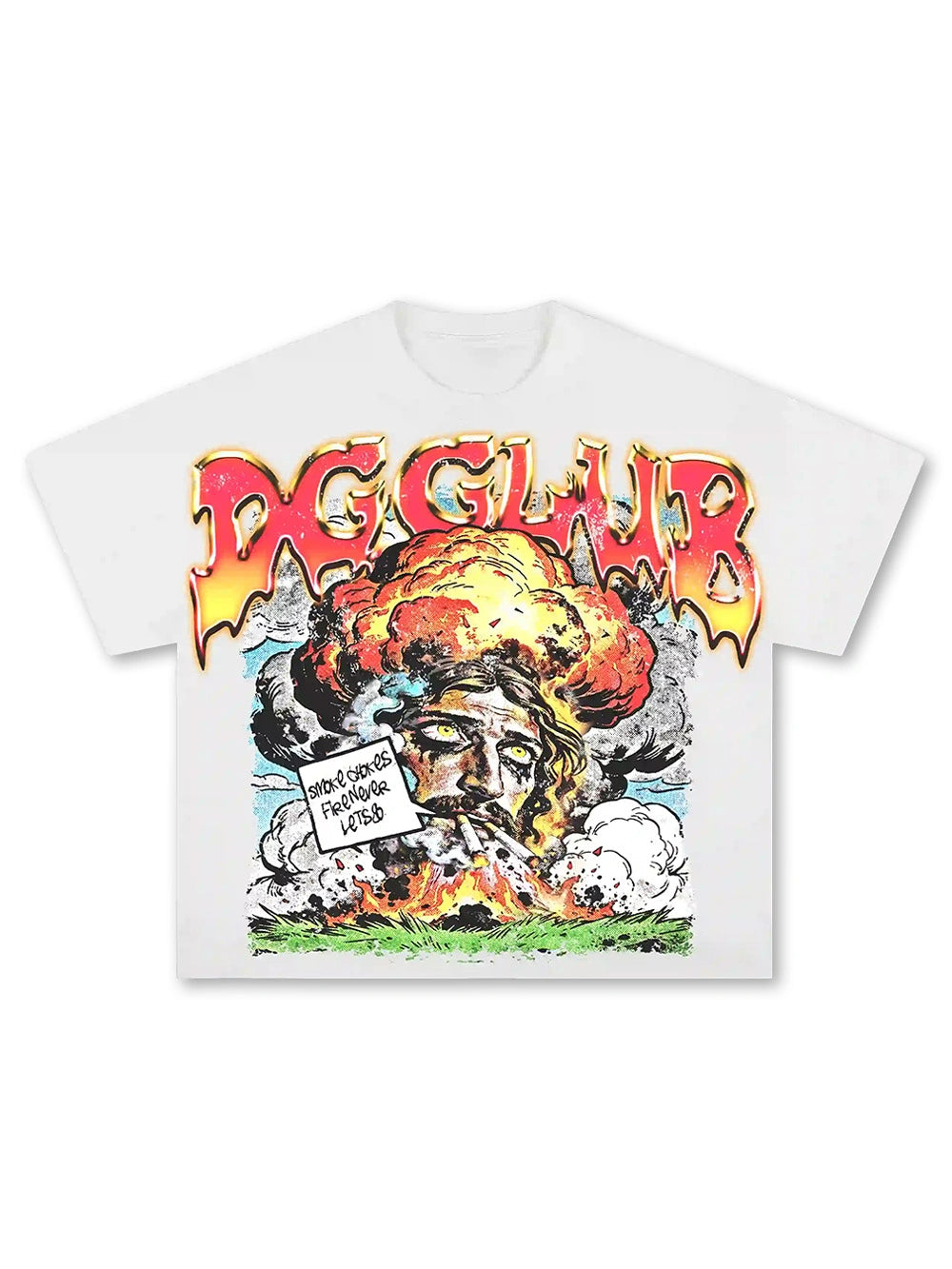 Comic Smoke Sorona Boxy Tee-588