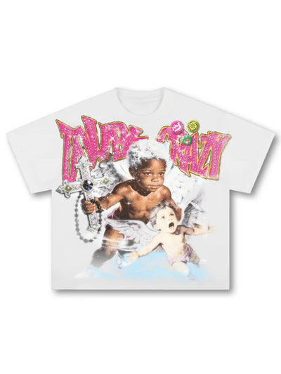 T-shirt Rockstar Chérubin Givré-590