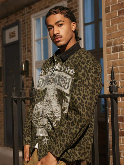 Leopard Chain Shirt-390