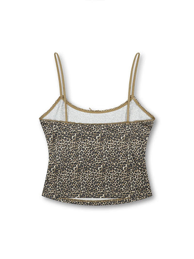 Vacation Leopard Lace Cami-636