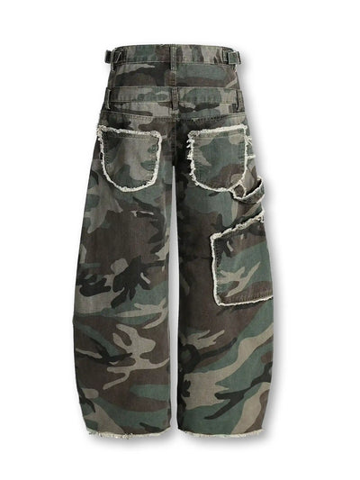Apocalyptic Camo Dual Waistband Pants-S1075