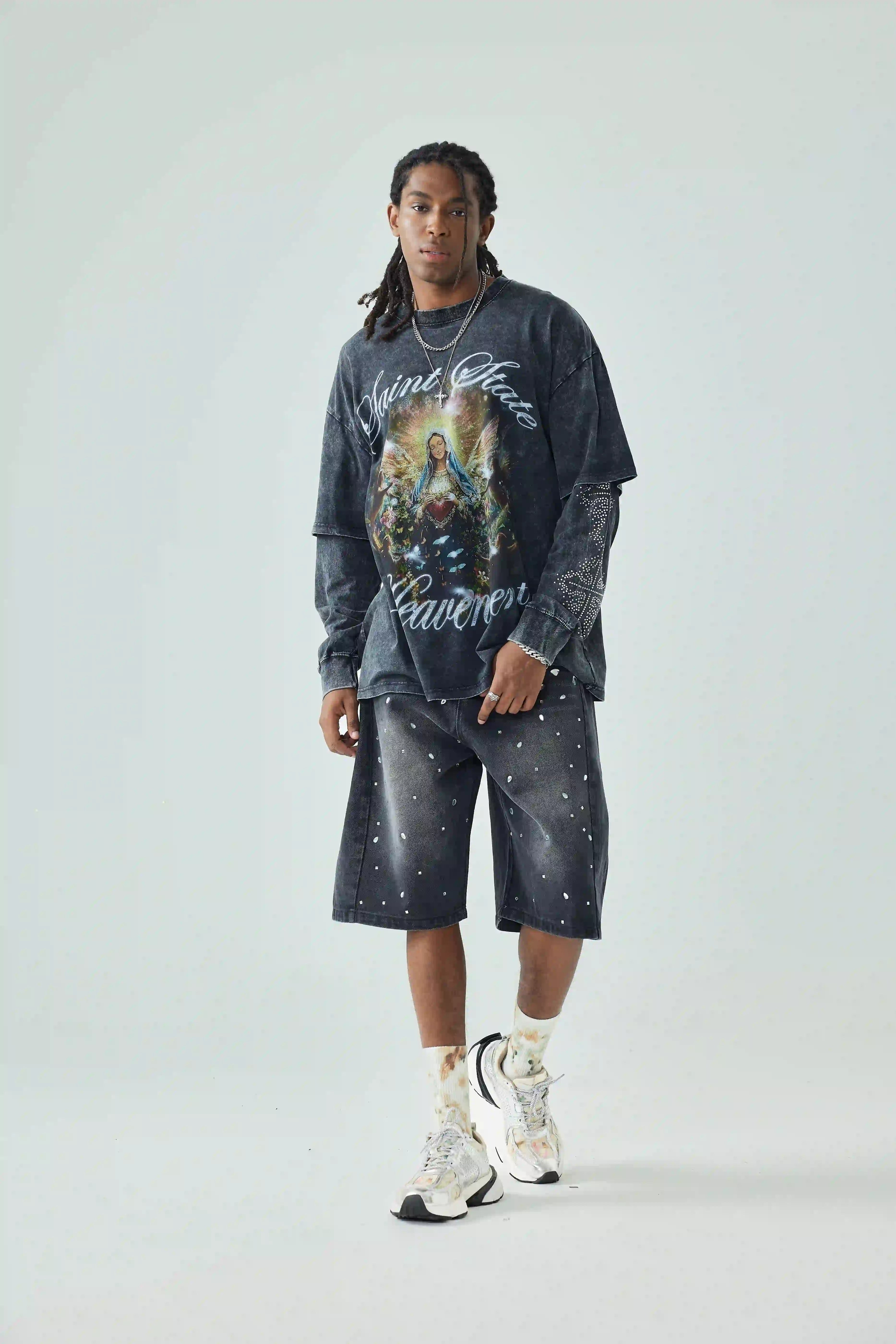 Heavensent Angel Awakening Long Sleeve T-shirt-156B