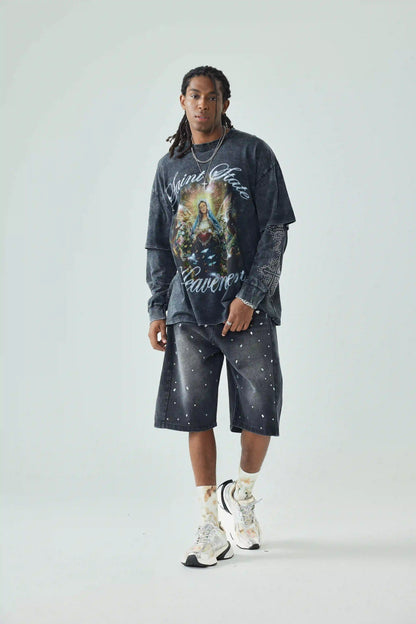 Heavensent Angel Awakening Long Sleeve T-shirt-156B