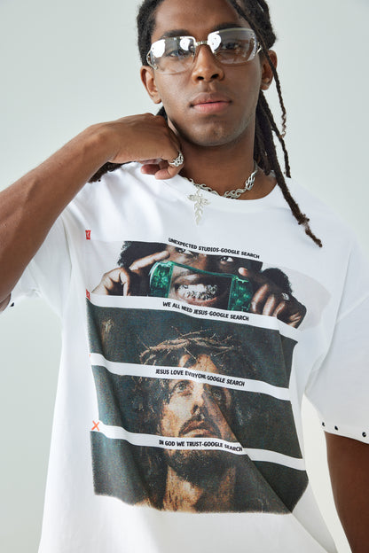 Graphic T Shirt Religious Internet Vintage Streetwear Tee-172