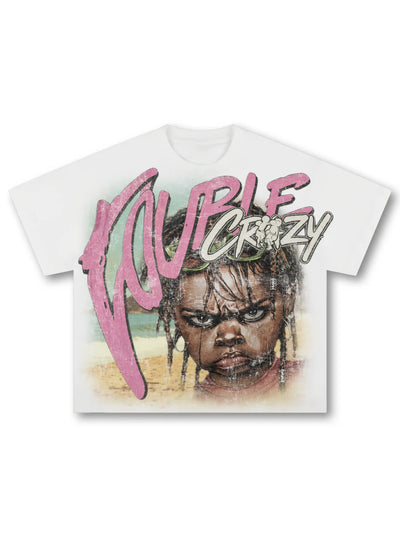 T-shirt ample tresses rockstar garçon - 602