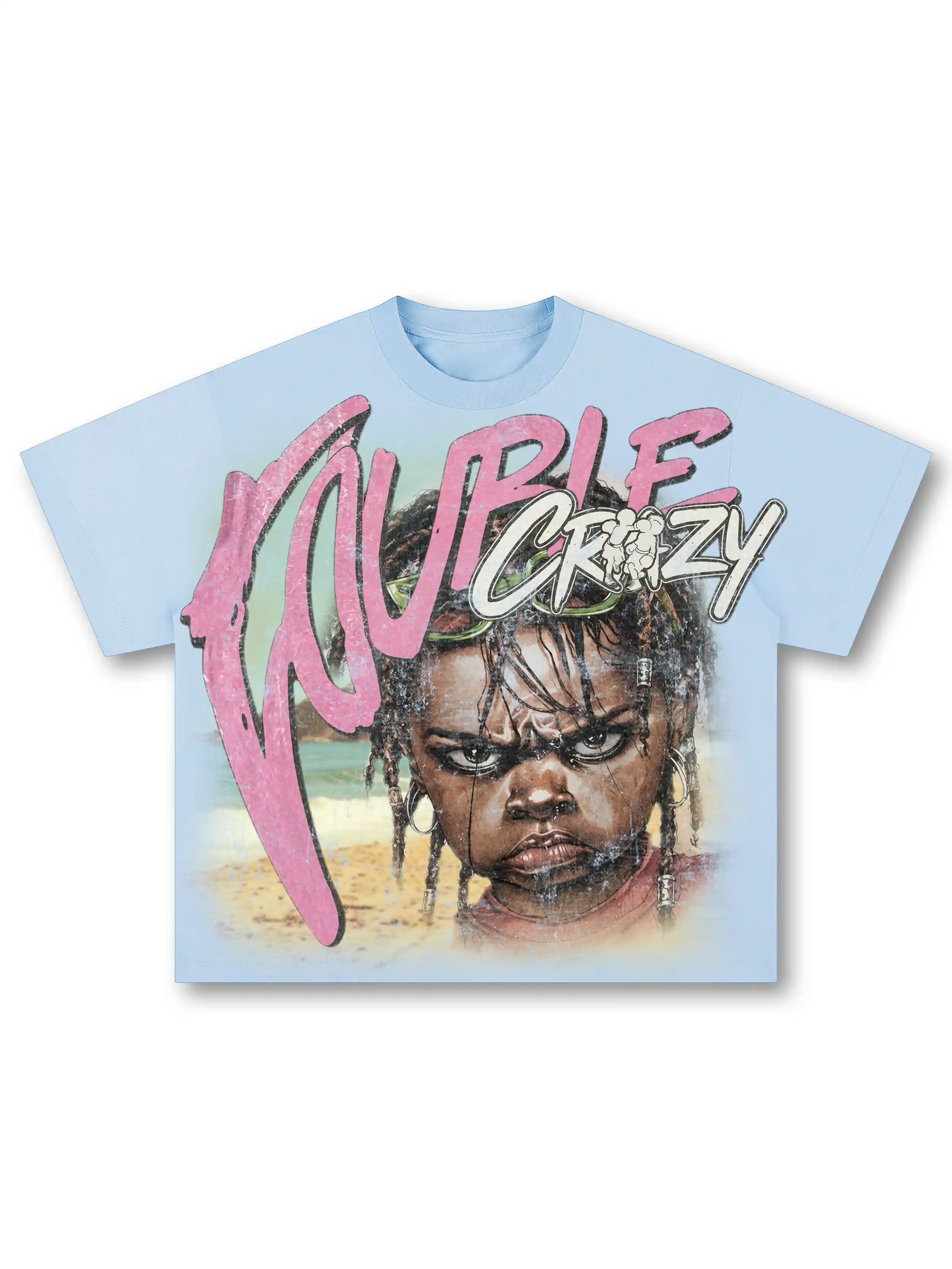 Rockstar Braids Boy Boxy Tee-602
