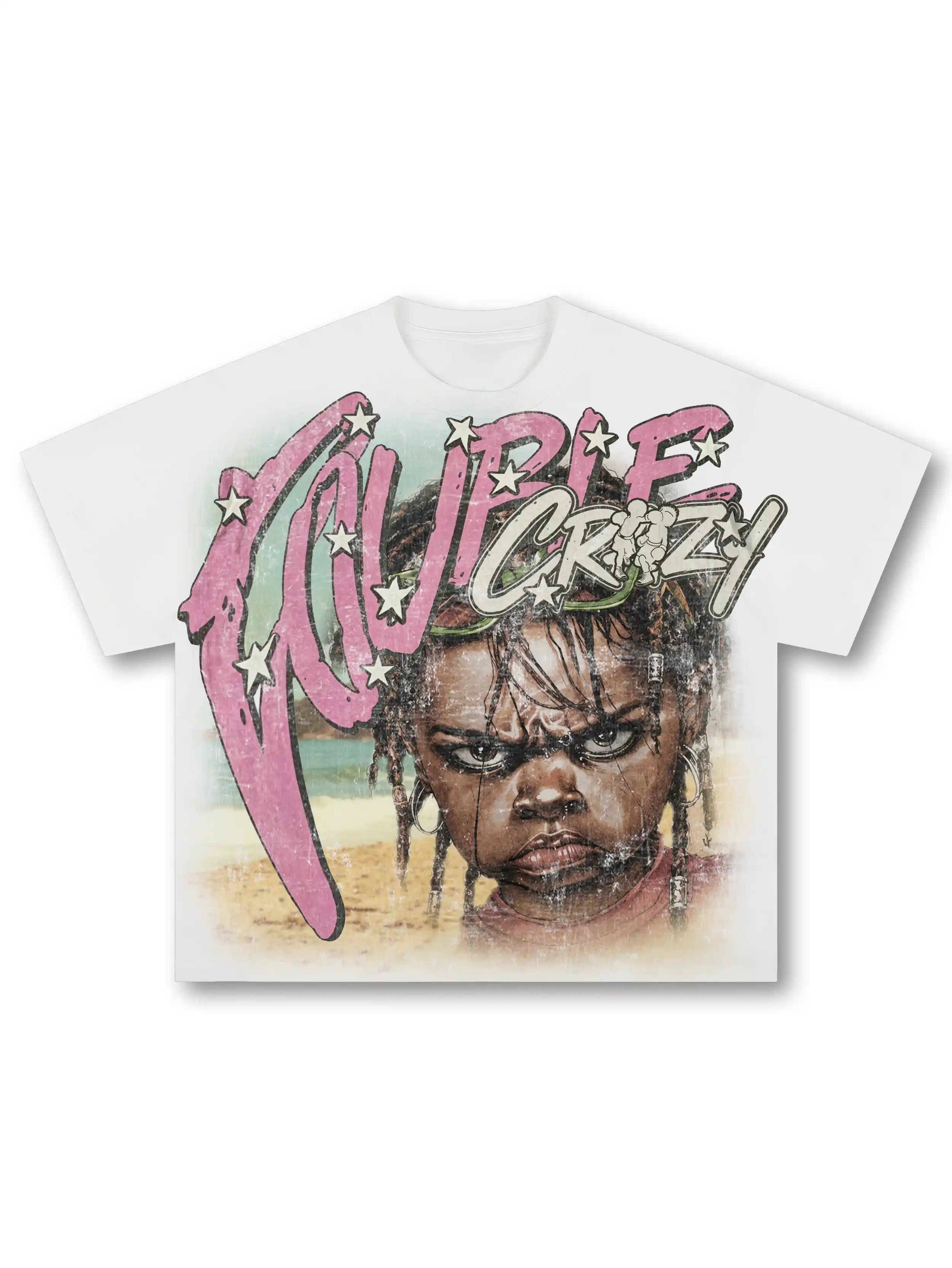 Rockstar Braids Boy Boxy Tee-602