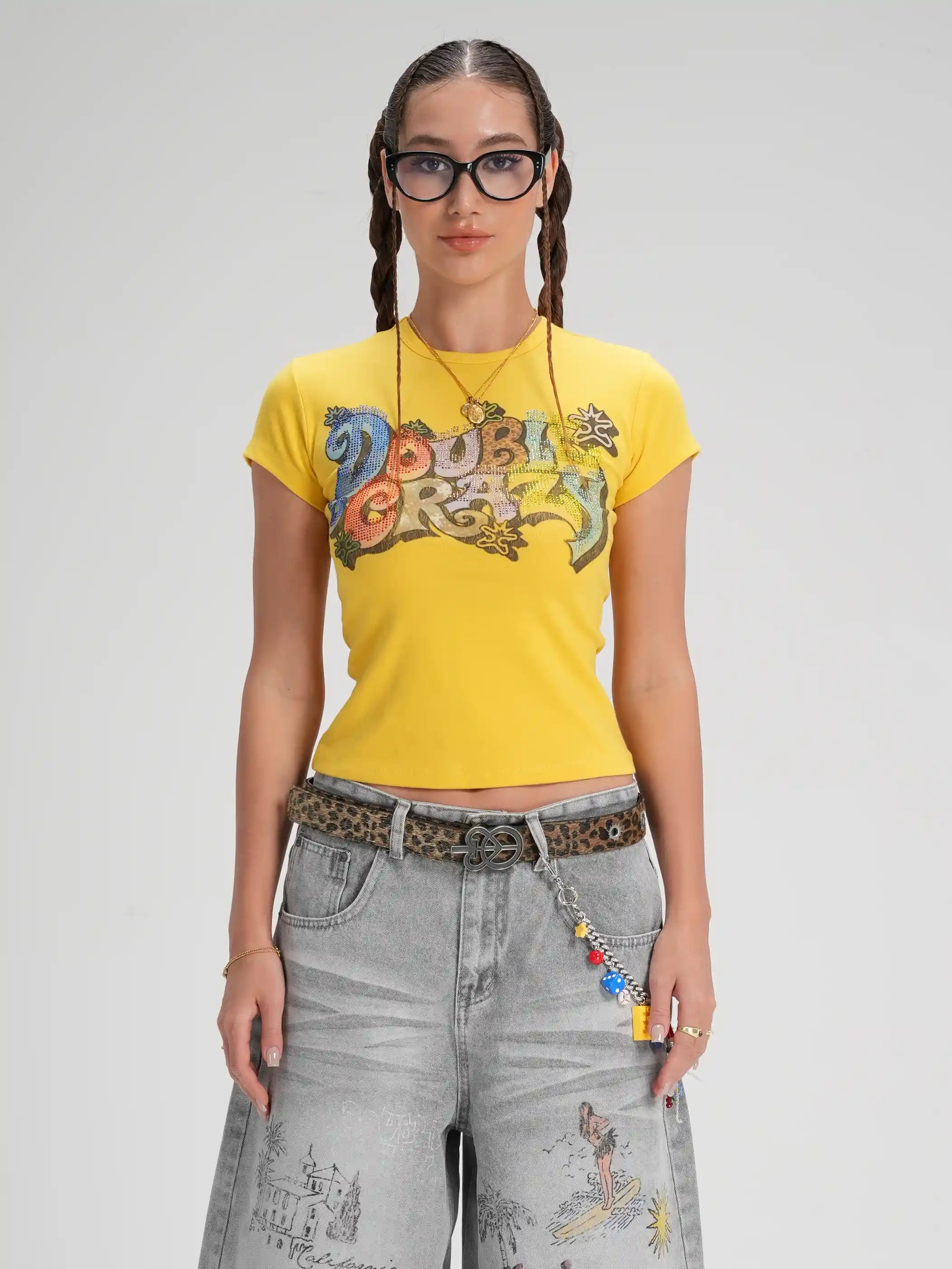 T-shirt Bébé Texte Bulles Givré-604