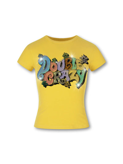 T-shirt Bébé Texte Bulles Givré-604