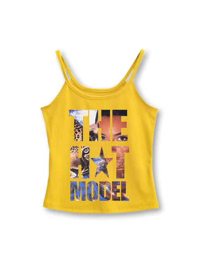 Leopard Portrait Slim Cami-605