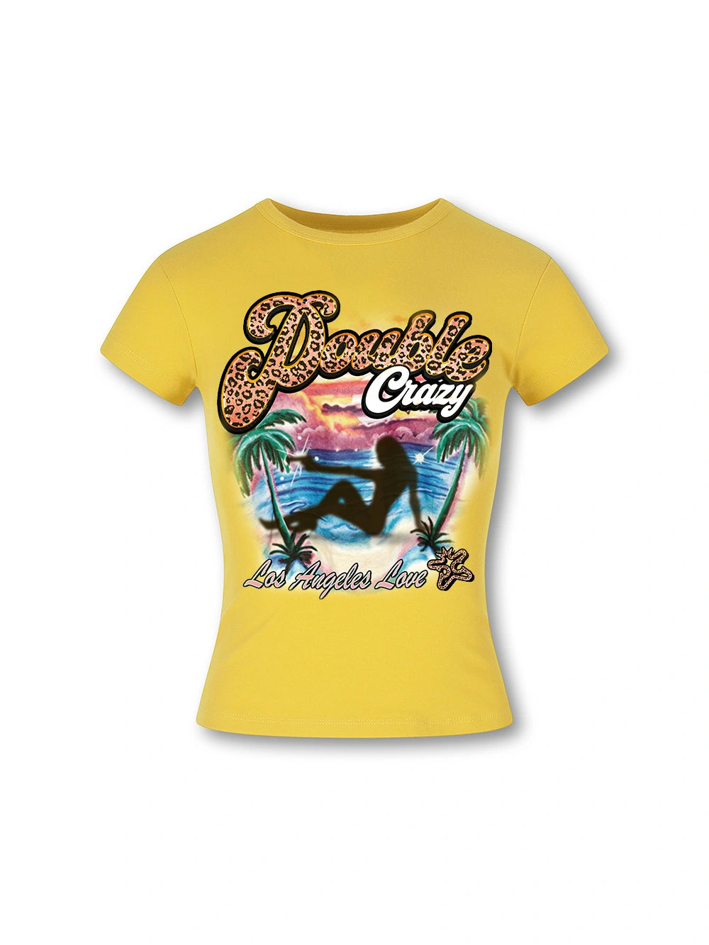 T-shirt bébé « Leopard Gun Girl » - 608