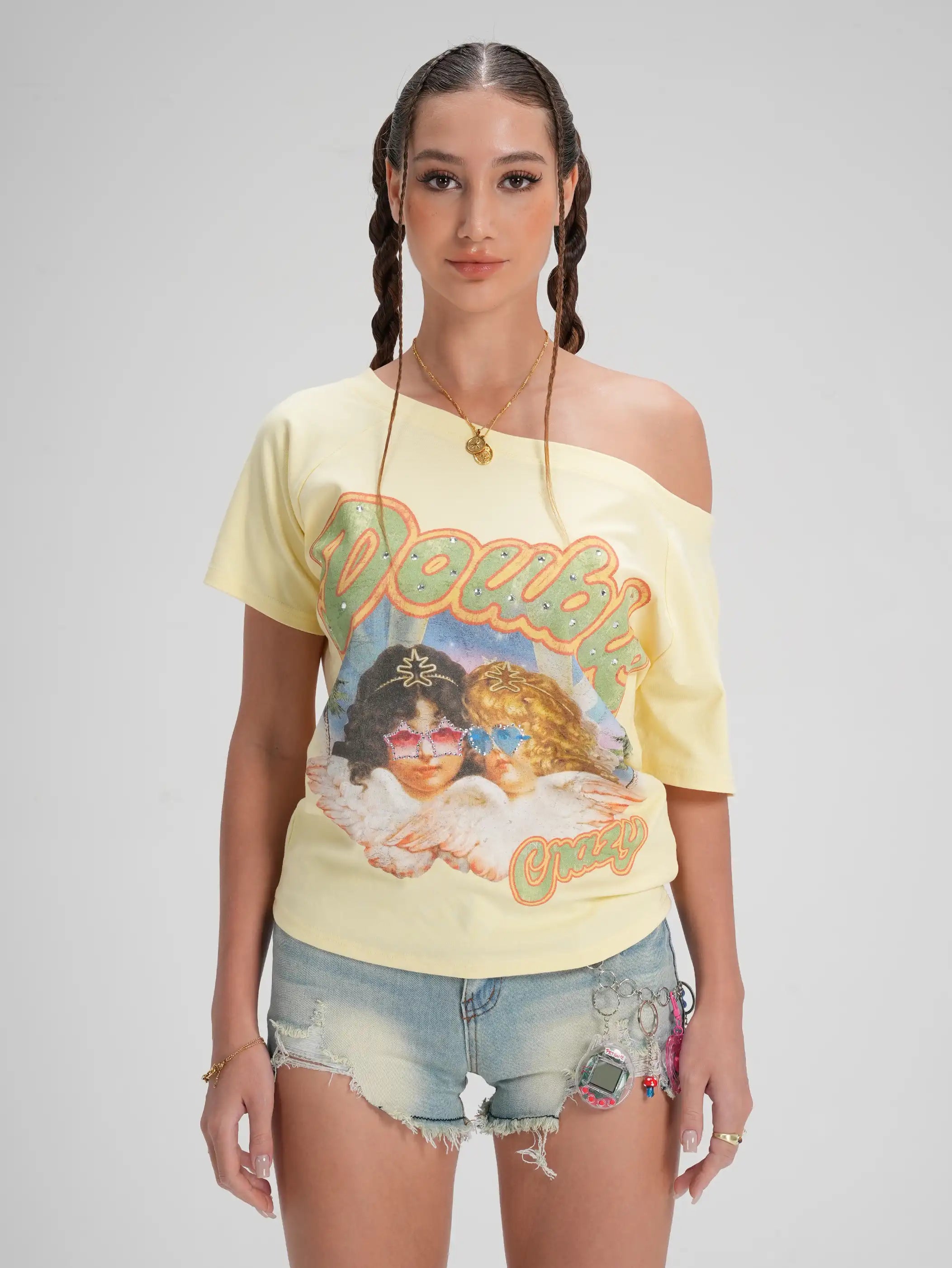 Sparkle Cherub Stretch Tee-612