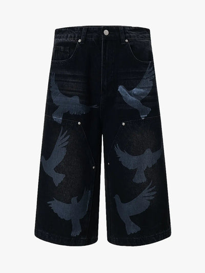 Bird Flight Denim Shorts - S966
