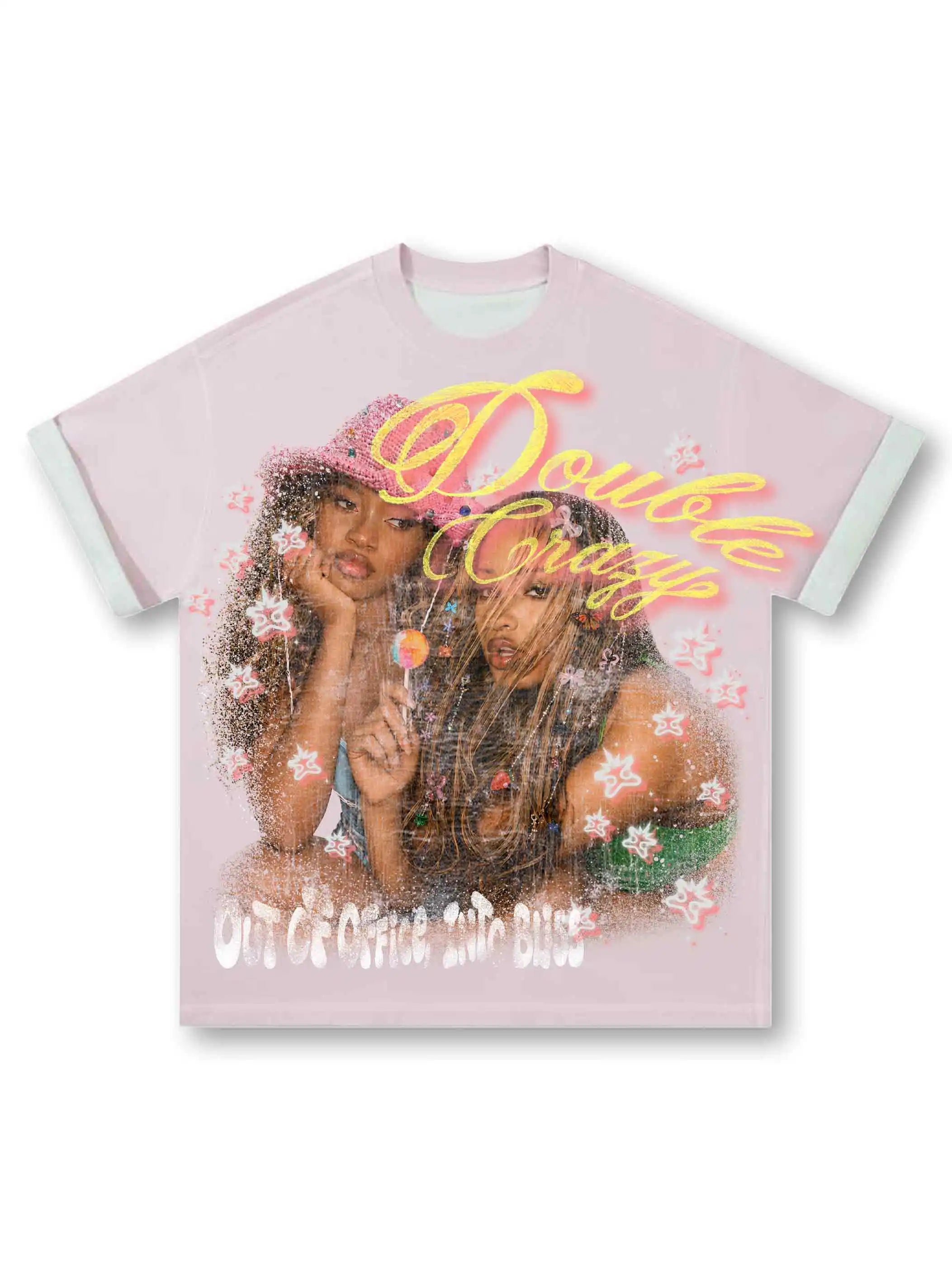 Vintage 90s Girls Two Tone Tee-614