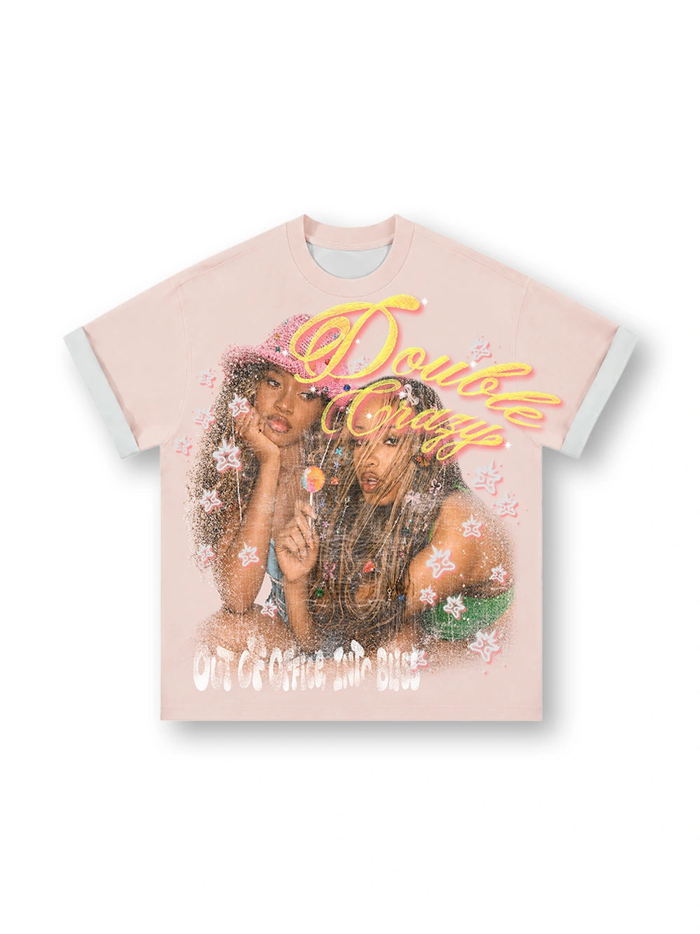 Vintage 90s Girls Two Tone Tee-614