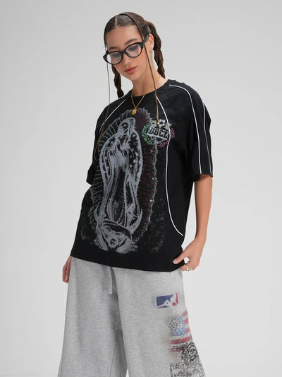 Iced Out Guadalupe Baggy Jersey-615