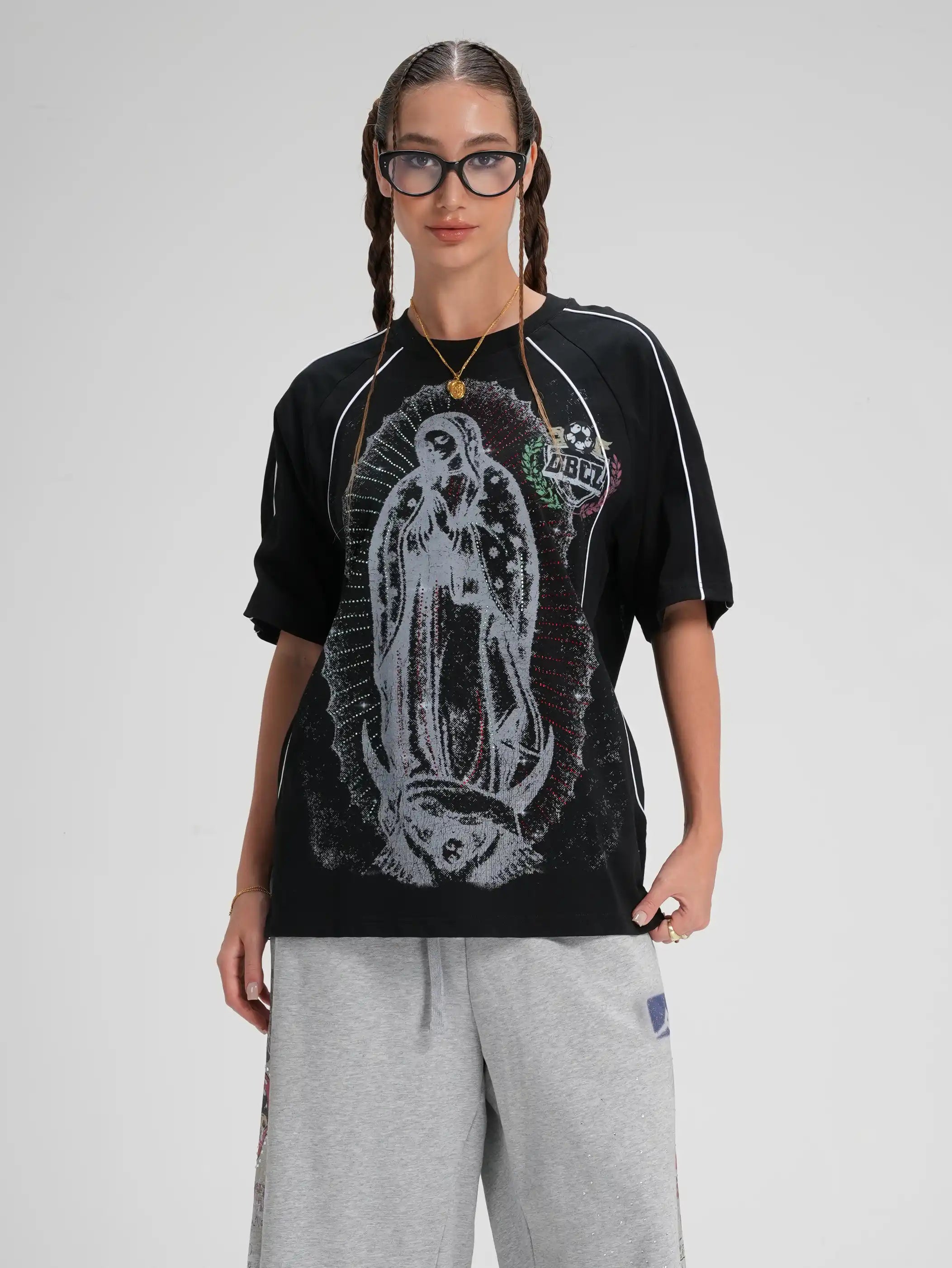 Iced Out Guadalupe Baggy Jersey-615