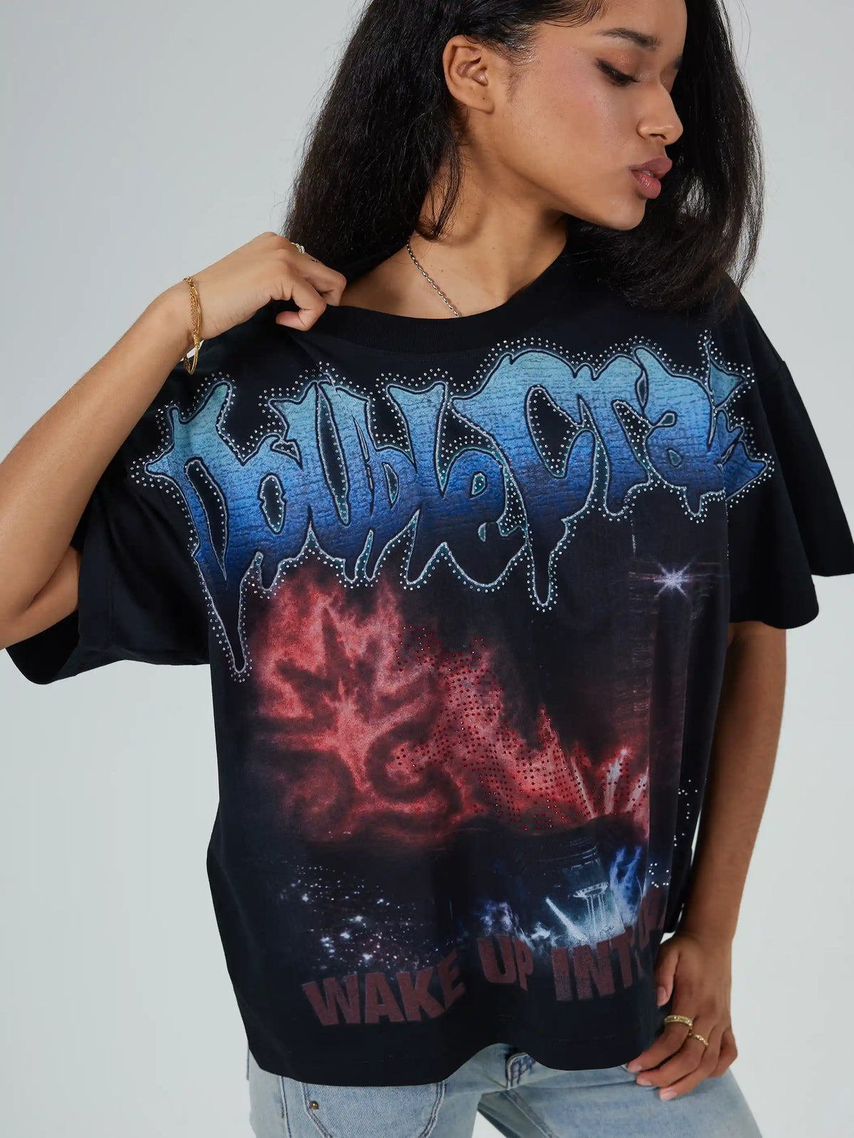 Bling Concert Faded Tee-626