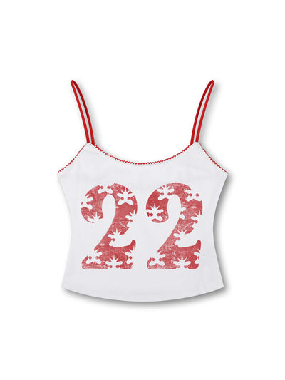 Vintage Number 22 Slim Cami-640