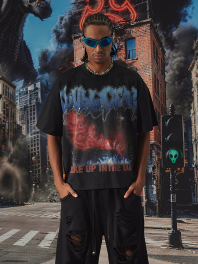 Bling Concert Faded Tee-626