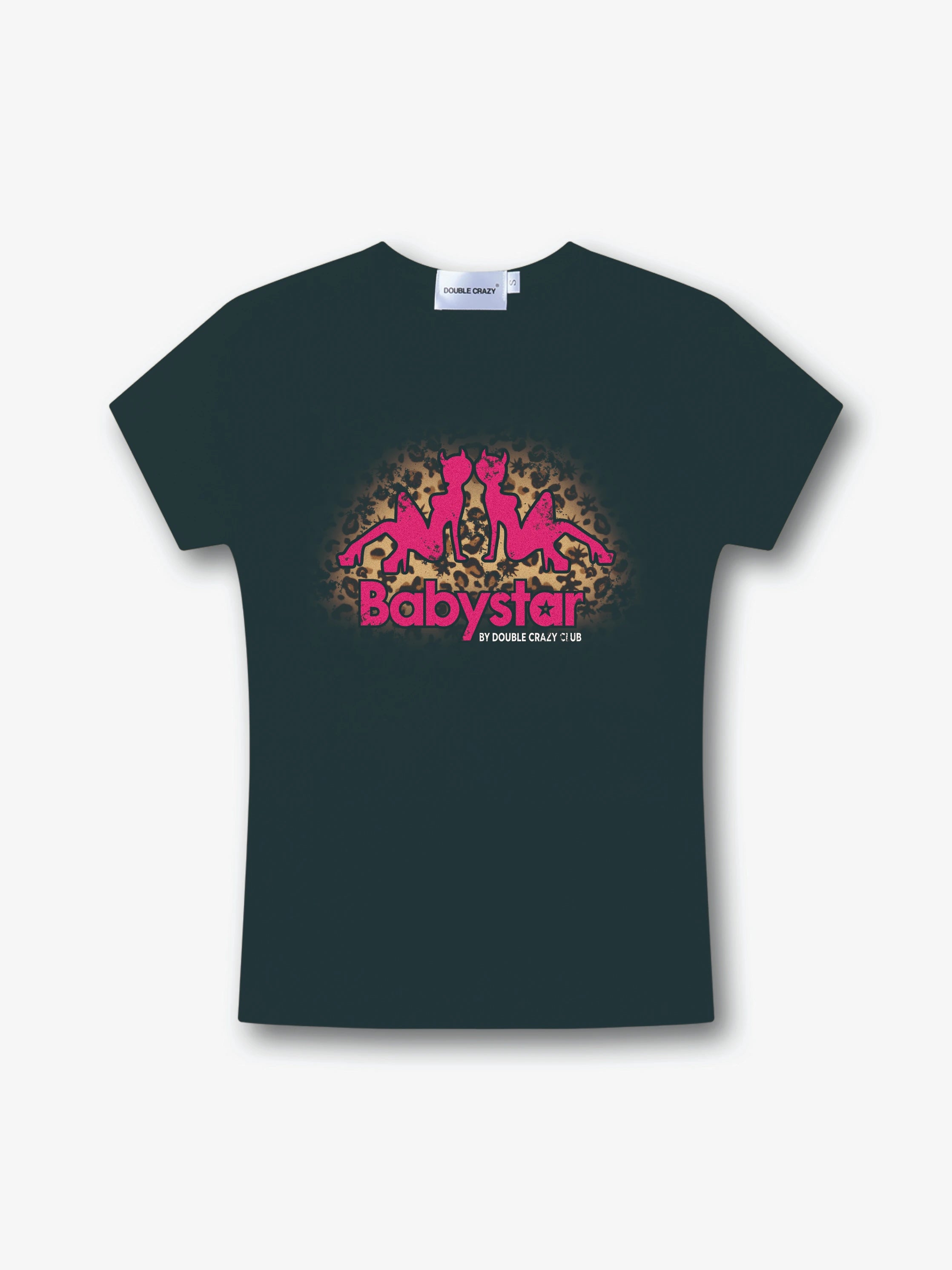 Leopard Devil Girl Baby Tee-651