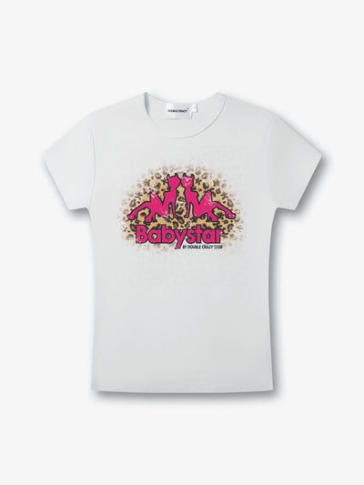Leopard Devil Girl Baby Tee-651