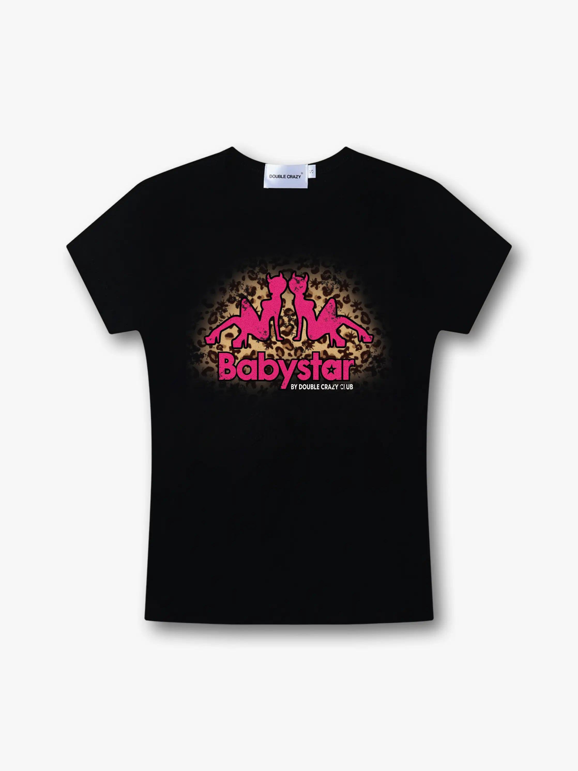 Leopard Devil Girl Baby Tee-651