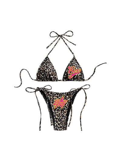 Leopard Sex Star Bikini Set-652
