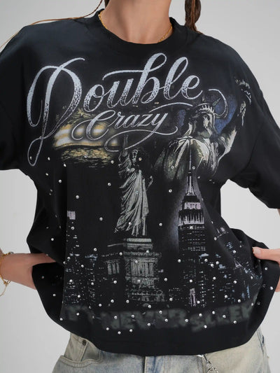 Bling City Never Sleeps Tee-659