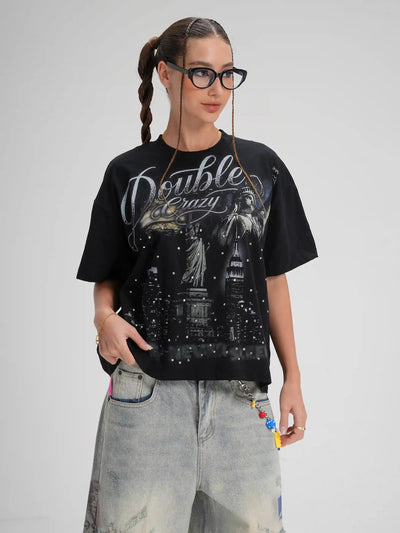 Bling City Never Sleeps Tee-659