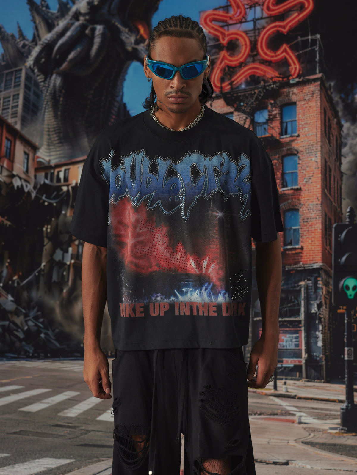 Bling Concert Faded Tee-626