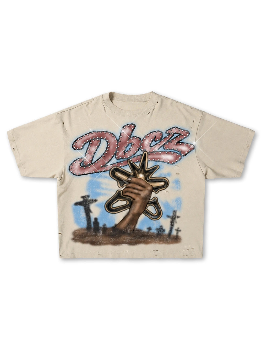 Bling Tombstone Vintage Tee-678