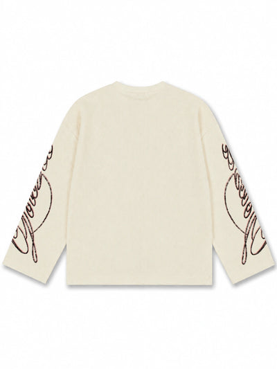 Manches longues motifs Crânes et tibias - Grunge sombre L/S-685