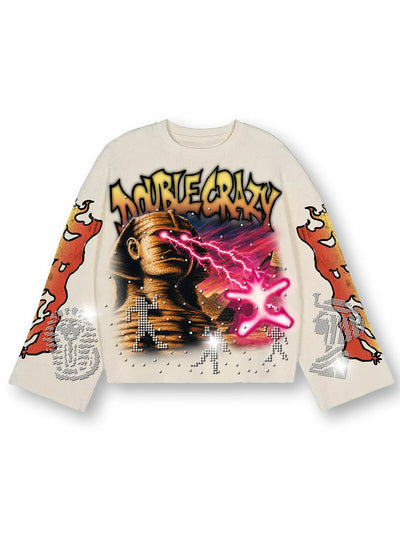 Sphinx Bling Waffle L/S-688
