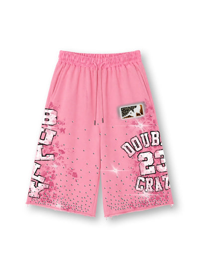 Leopard Varsity 23 Shorts-692