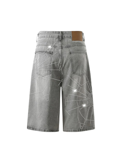 Iced Out Web Liberty Jorts-696